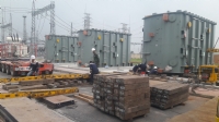 Kết hợp vận chuyển thủy bộ và lắp đặt 3 MBA từ Hải Phòng - Đông Anh, Hà Nội.