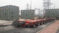 Kết hợp vận chuyển thủy bộ và lắp đặt 3 MBA từ Hải Phòng - Đông Anh, Hà Nội.