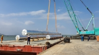 Vận chuyển hệ thống xử lý hóa chất trên giàn khoan dầu khí từ KCN Đông Xuyên, Vũng tàu về cảng Tp HCM và xuất đi EU bẳng tàu biển.