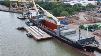 Vận chuyển hệ thống xử lý hóa chất trên giàn khoan dầu khí từ KCN Đông Xuyên, Vũng tàu về cảng Tp HCM và xuất đi EU bẳng tàu biển.