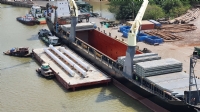 Vận chuyển hệ thống xử lý hóa chất trên giàn khoan dầu khí từ KCN Đông Xuyên, Vũng tàu về cảng Tp HCM và xuất đi EU bẳng tàu biển.