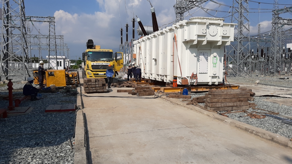 Vận chuyển và lắp MBA từ Vĩnh Tân, Bình Thuận đi Tháp Chàm.