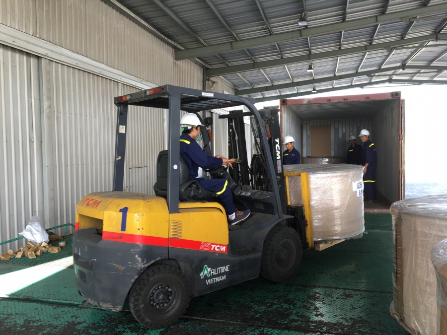 Dự án cung cấp dịch vụ chuỗi cung ứng cho Nhà máy Nhôm Almine Việt Nam.
