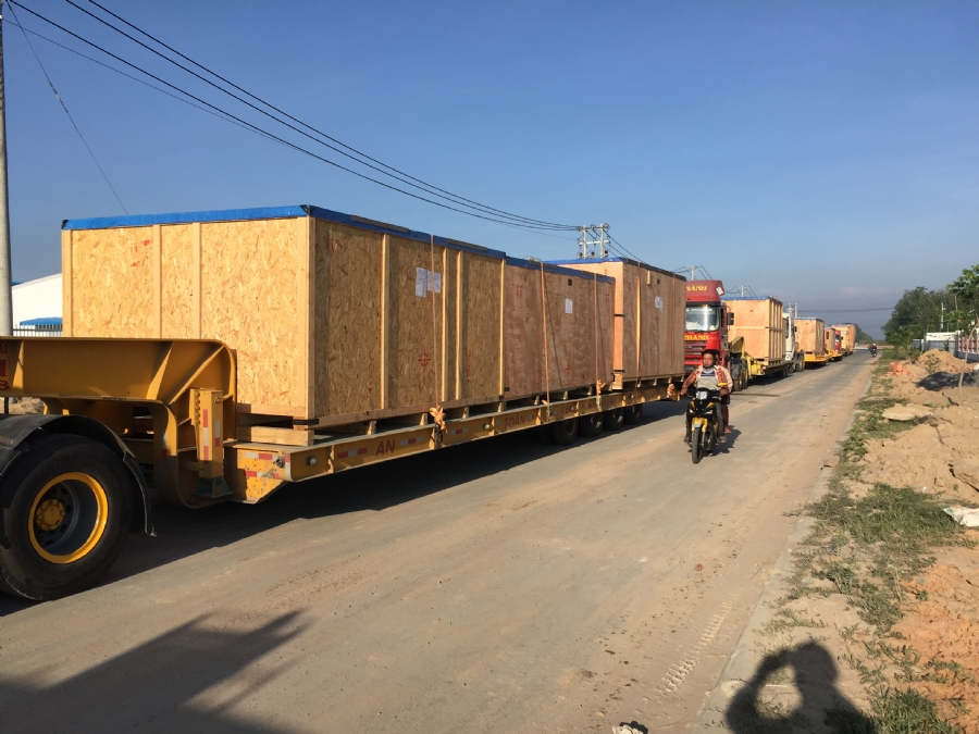 Tiếp nhận, vận chuyển thiết bị trọn gói - Nhà máy Shinheung (Đồng Nai).