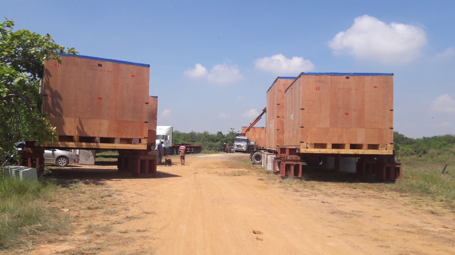 Tiếp nhận, vận chuyển thiết bị trọn gói - Nhà máy Shinheung (Đồng Nai).