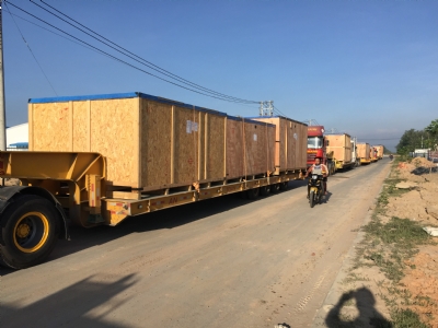 Tiếp nhận, vận chuyển thiết bị trọn gói - Nhà máy Shinheung (Đồng Nai).