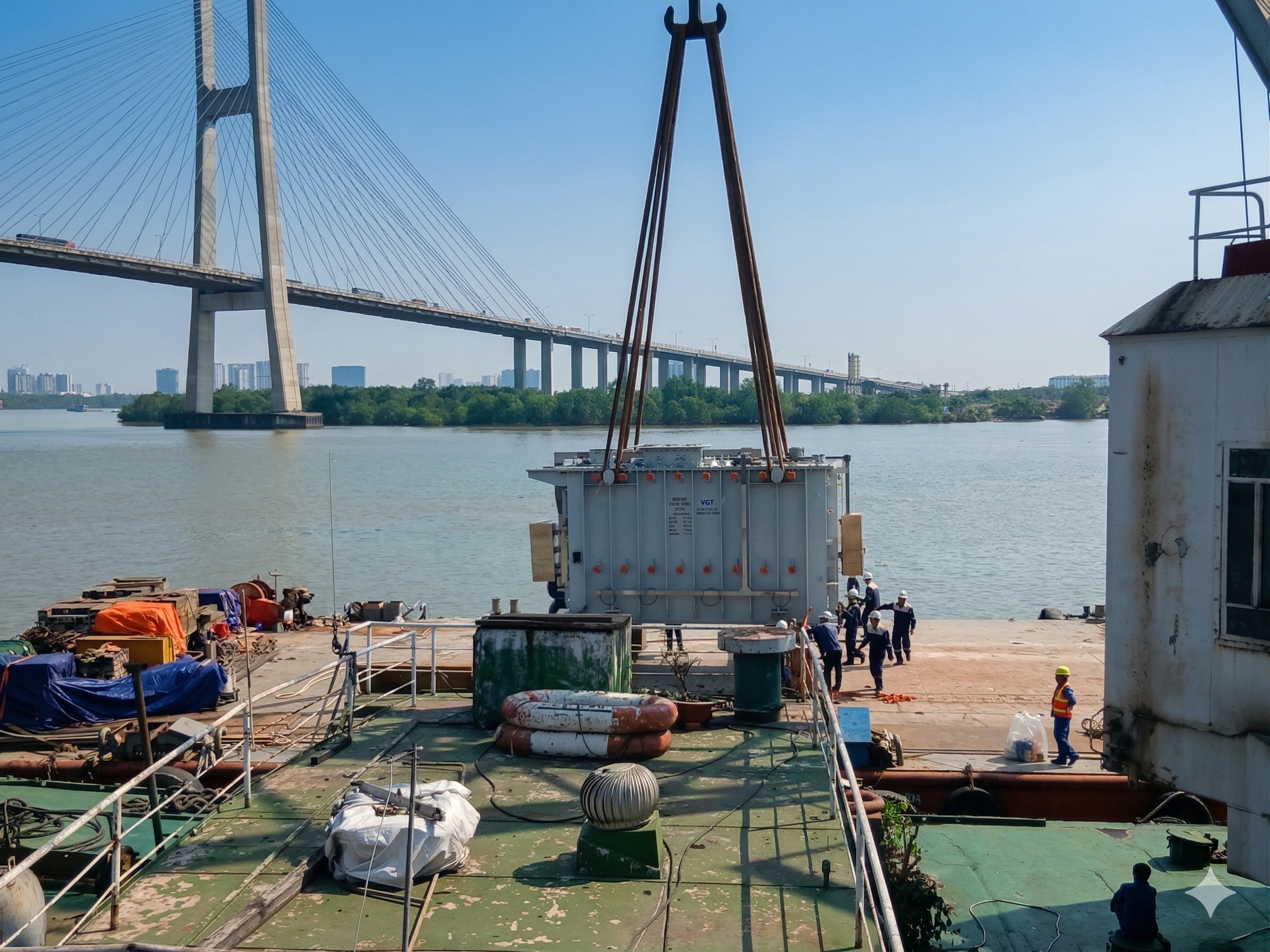 Vận chuyển và tái lắp đặt Máy biến Áp Nhà máy Điện - 2