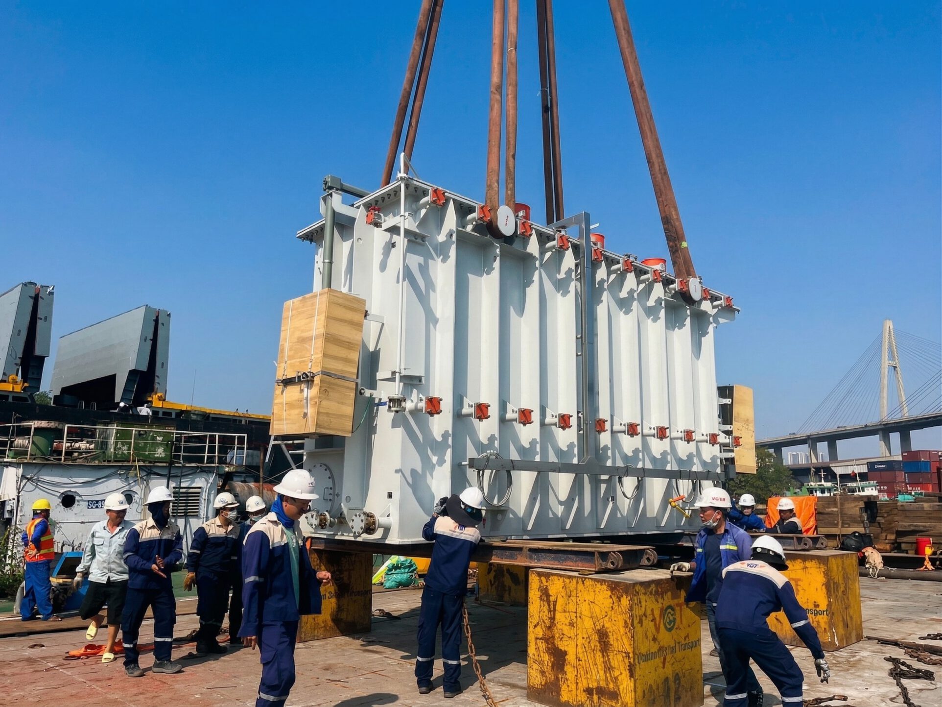 Vận chuyển và tái lắp đặt Máy biến Áp Nhà máy Điện - 4