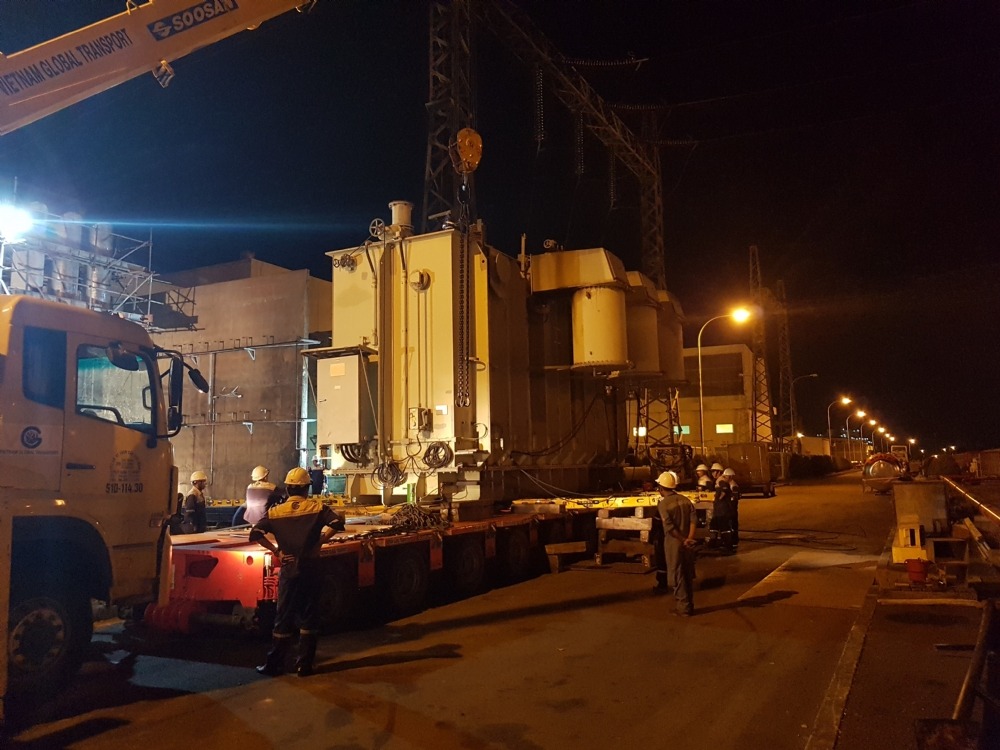 Tháo dỡ, vận chuyển và tái lắp đặt Máy biến Nhà máy Điện Phú Mỹ I - 5