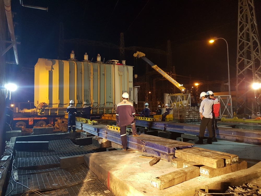 Tháo dỡ, vận chuyển và tái lắp đặt Máy biến Nhà máy Điện Phú Mỹ I - 6