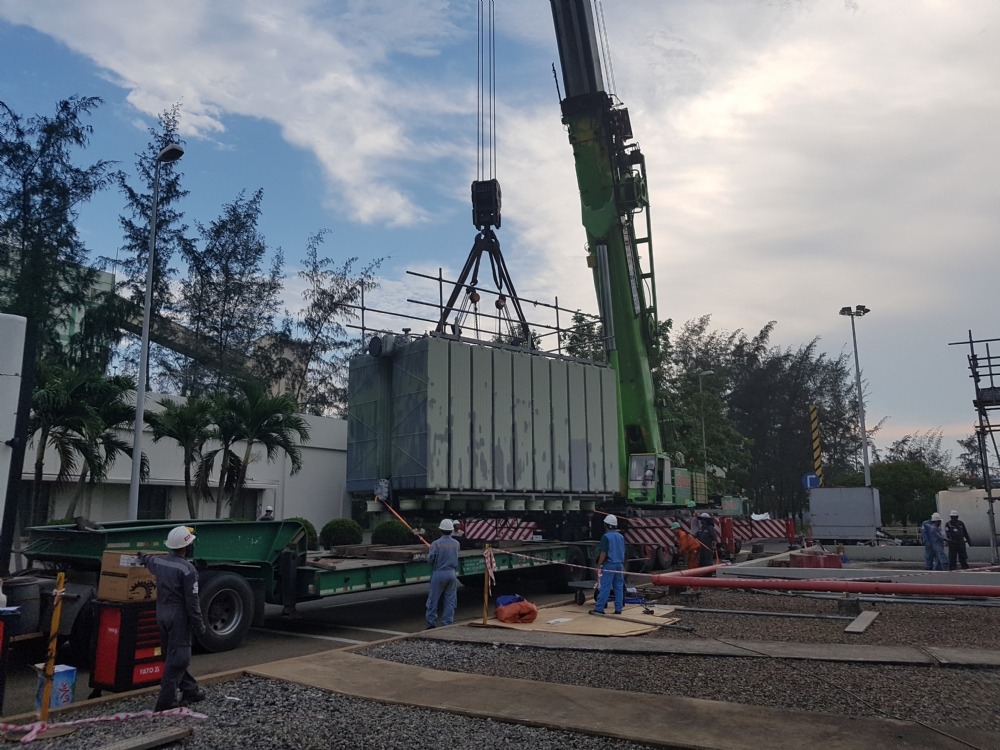 Tháo dỡ, vận chuyển và tái lắp đặt Máy biến Nhà máy Điện Phú Mỹ I - 8
