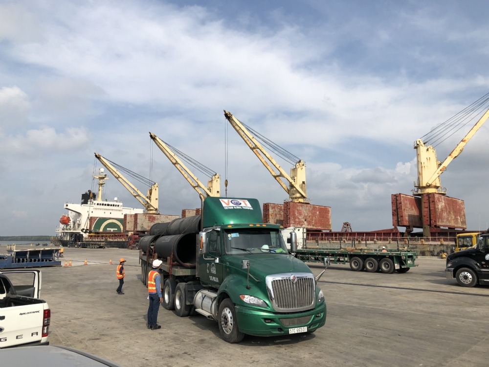 Dự án vận chuyển, bốc xếp thiết bị phục vụ công trình xây dựng đường ống cấp nước sạch mới tỉnh Bà rịa – Vũng Tàu - 4