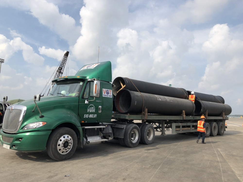 Dự án vận chuyển, bốc xếp thiết bị phục vụ công trình xây dựng đường ống cấp nước sạch mới tỉnh Bà rịa – Vũng Tàu - 5