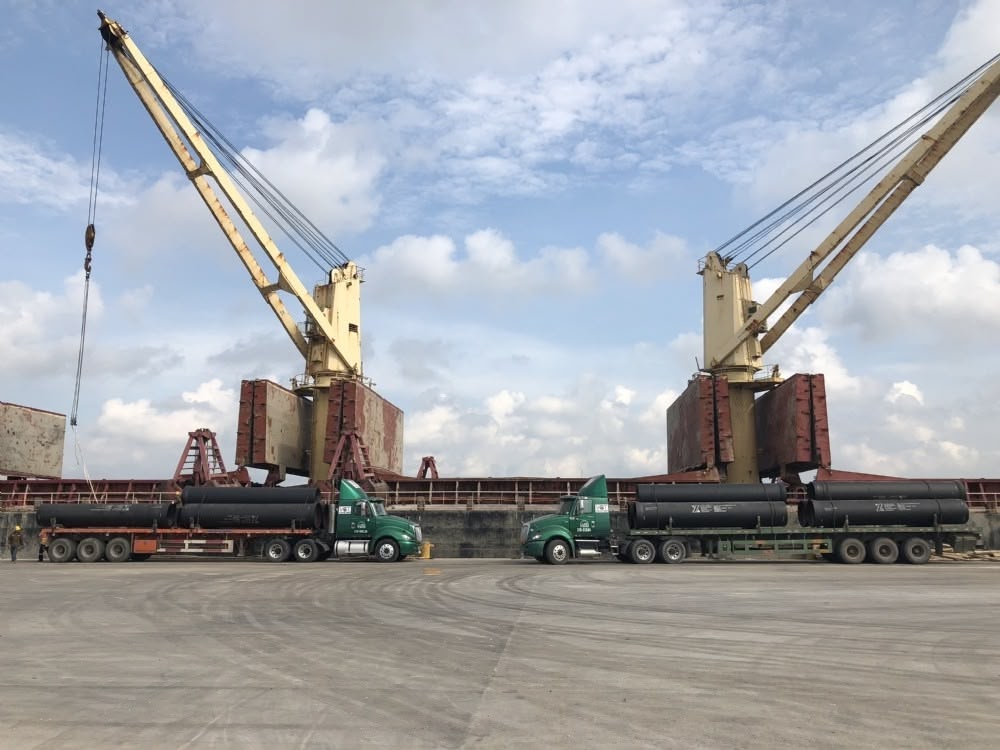 Dự án vận chuyển, bốc xếp thiết bị phục vụ công trình xây dựng đường ống cấp nước sạch mới tỉnh Bà rịa – Vũng Tàu - 8